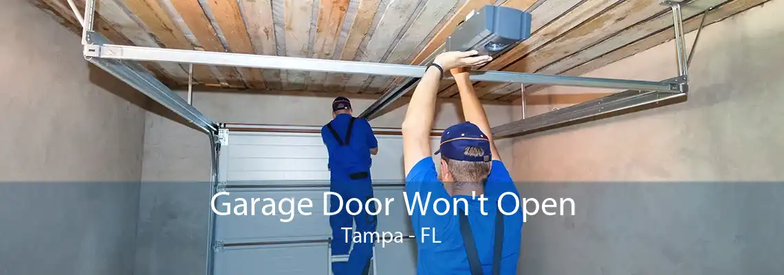 Garage Door Won't Open Tampa - FL